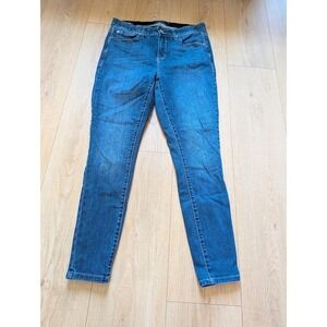 TORRID Womens 12R Medium Wash Sky High Skinny Jeans High Rise Skinny Jeans